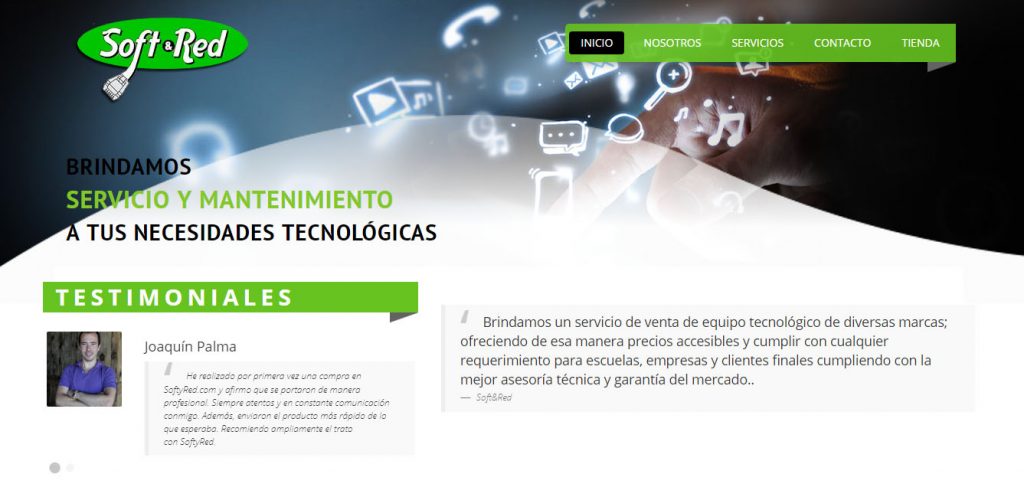 Sitio web de Softyred