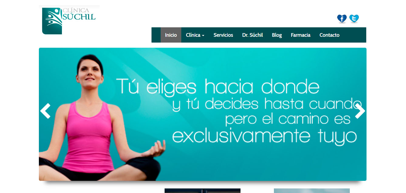 Sitio web de Clínica Súchil