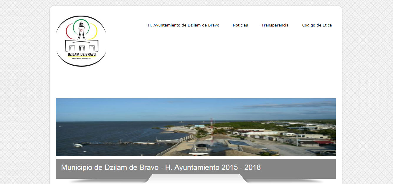 Sitio web de Dzilam de Bravo
