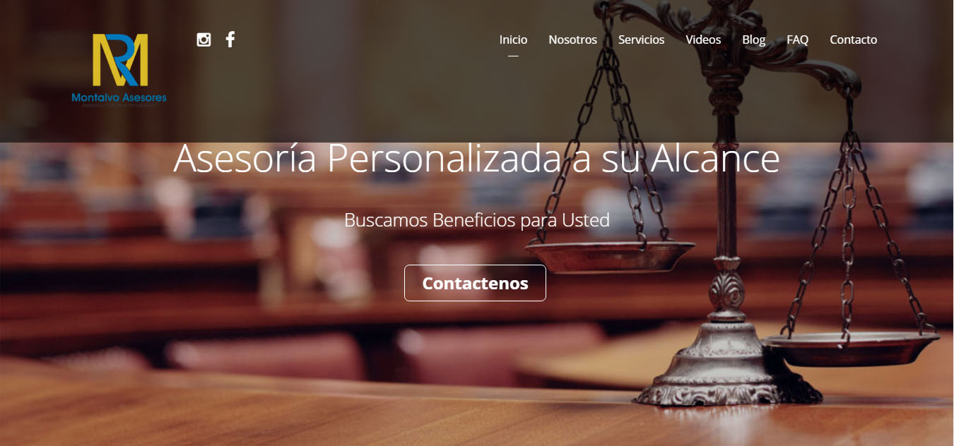 Sitio web de Montalvo Asesores